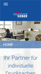 Mobile Screenshot of druckerei-sieber.ch